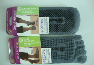 【廠家專業(yè)生產點塑瑜伽襪 LOGO無指/趾瑜伽襪子 全棉五趾襪】價格_廠家_圖片 -